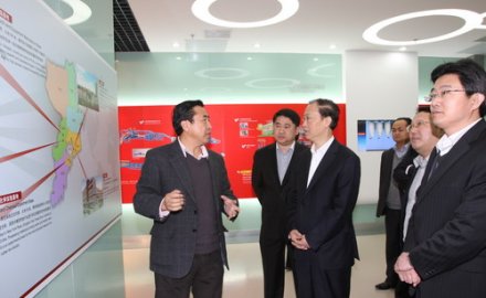 青岛市委副书记王文华来必博调研指导工作